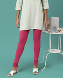 Cotton Churidar Legging - Mystic Pink