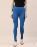 Cotton Churidar Legging - Peacock Blue