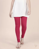 Cotton Churidar Legging - Bubble Gum