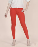 Viscose Ankle Legging - Terracota