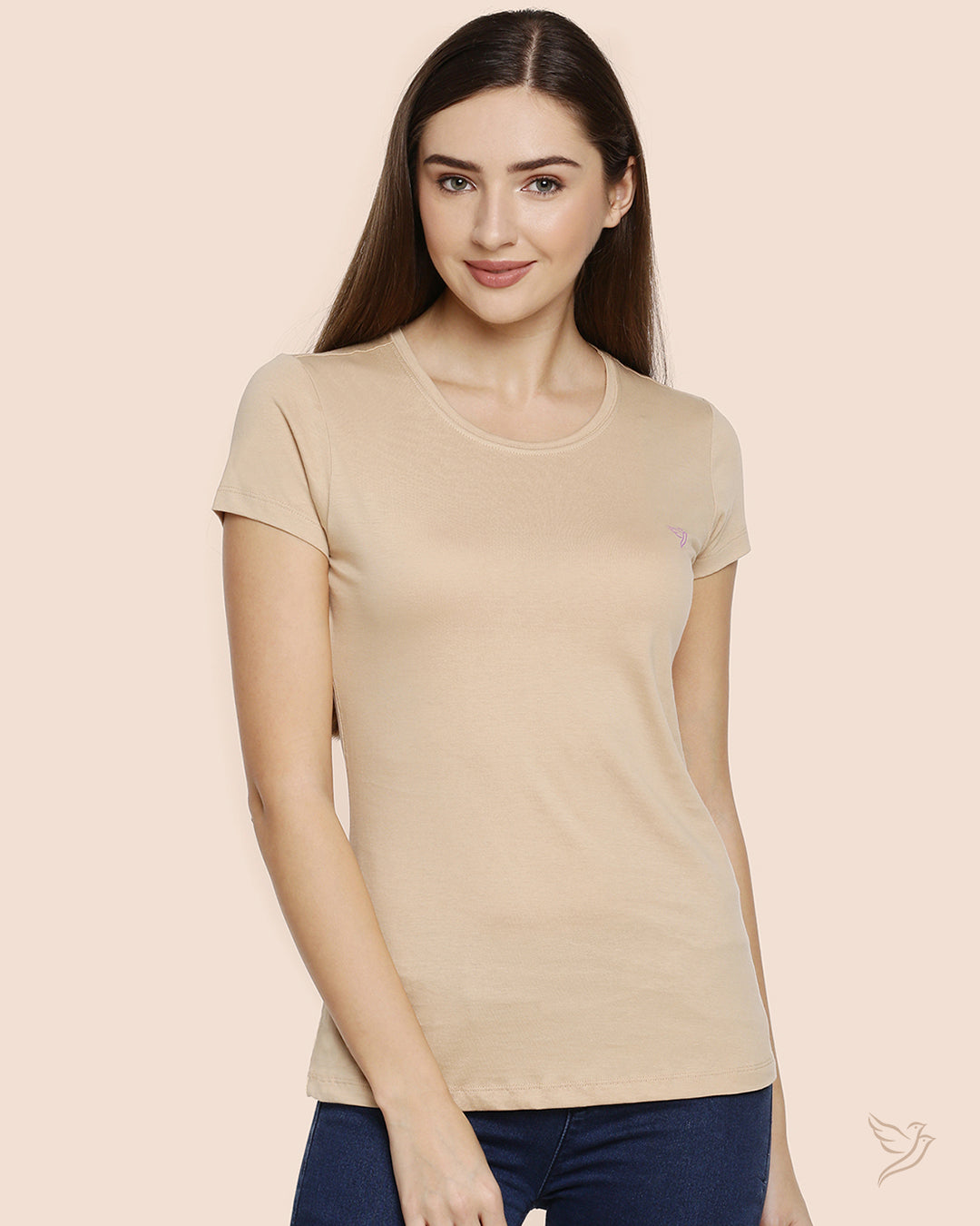  Butter Scotch Women Slim Fit Signature Tee