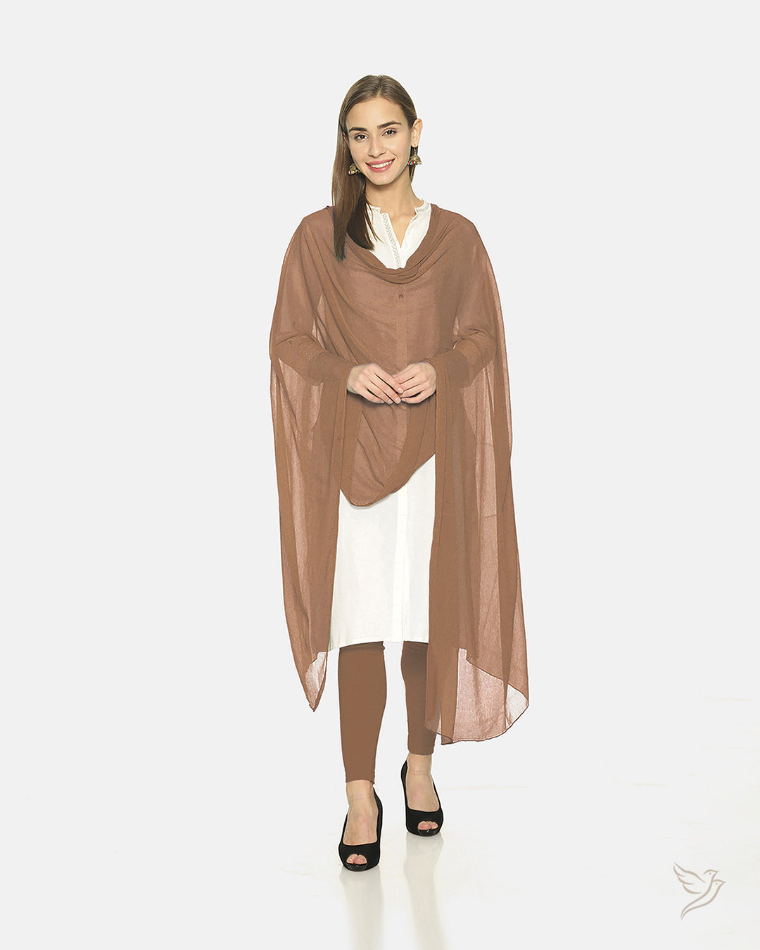 Mocha Bean Women Matching Shawl