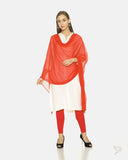 Matching Shawl - Coral Flame
