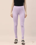 Cotton Churidar Legging - Mid Lavender