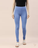 Cotton Churidar Legging - True Cobalt
