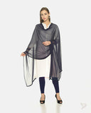 Matching Shawl - Navy Ribbon