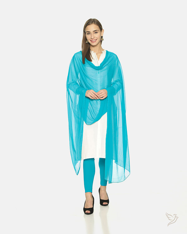 Women Matching Shawl - Grand Turquoise