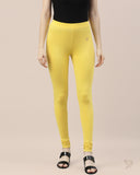 Cotton Churidar Legging - Mari Gold