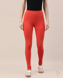 Cotton Churidar Legging - Fruity Orange