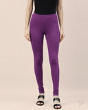 Cotton Churidar Legging - Vapour Violet