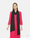 Matching Shawl - Carbon Black