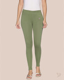 Cotton Ankle Legging - Cactus