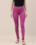 Cotton Churidar Legging - Fuchsia Violet