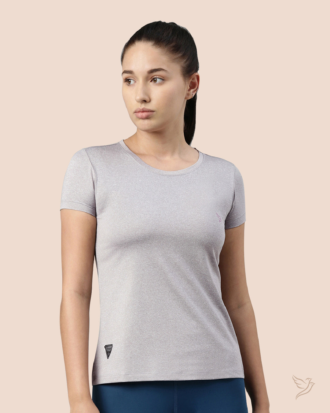 Silver Grey Active T - Shirt  