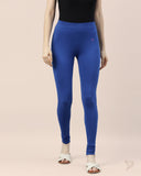 Cotton Churidar Legging - Blue Chip