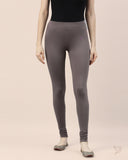 Cotton Churidar Legging - Anthrazite Grey