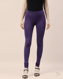 Cotton Churidar Legging - Deep Purple