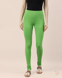 Cotton Churidar Legging - Pepper Mint