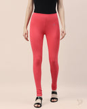 Cotton Churidar Legging - D.Pink