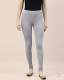 Cotton Churidar Legging - Polar Smoke