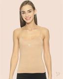 Sleek Spaghetti Cami With Adjuster - Skin