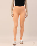 Cotton Churidar Legging - Pumpkin Puree