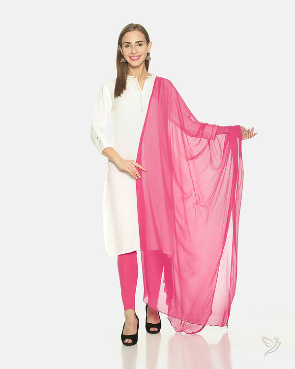 Women Matching Shawl - Mystic Pink