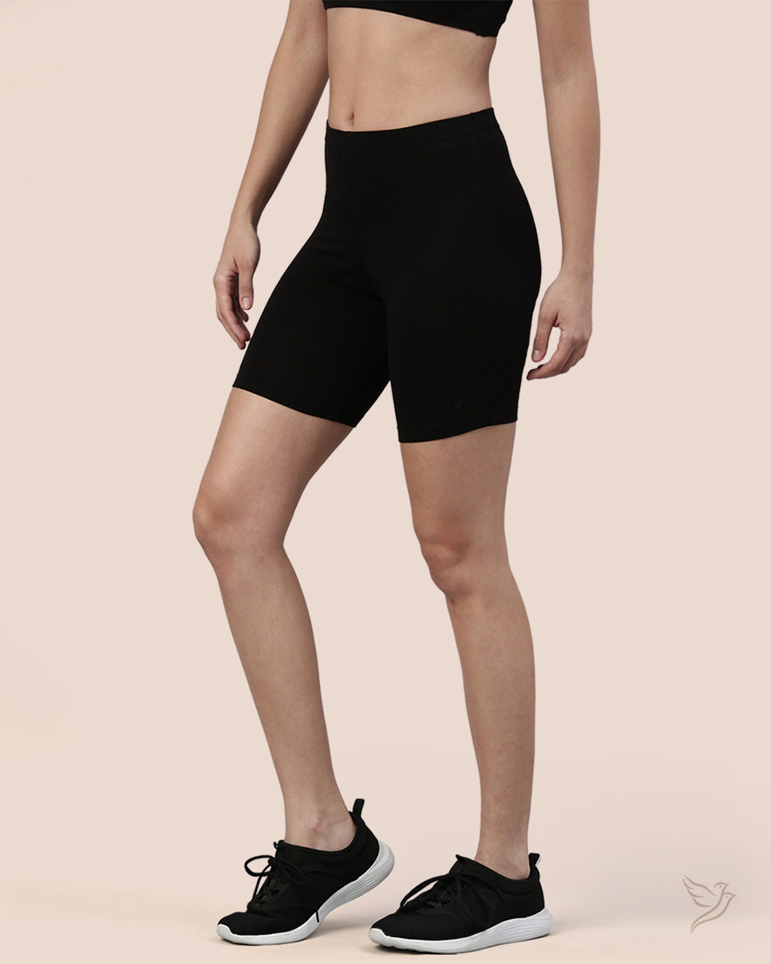 Carbon Black Secura Shorts for College Girls