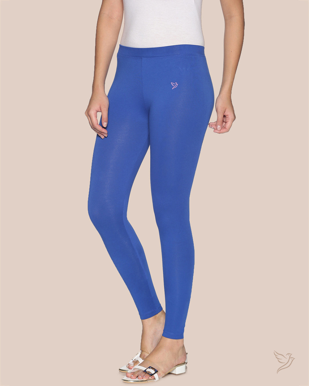 Blue Chip Cotton Ankle Legging for College girls