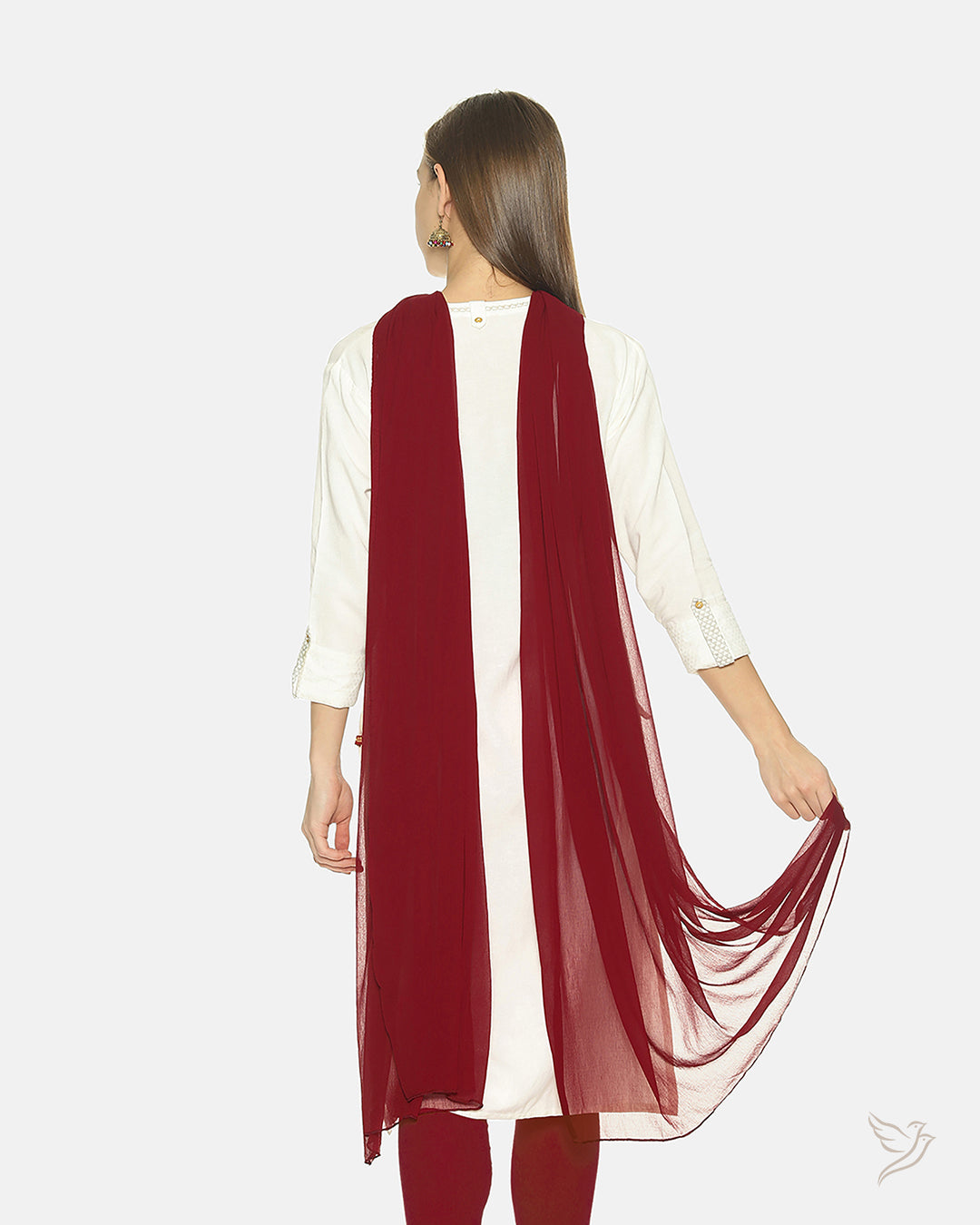 Stylish Cherry Berry Women Matching Shawl