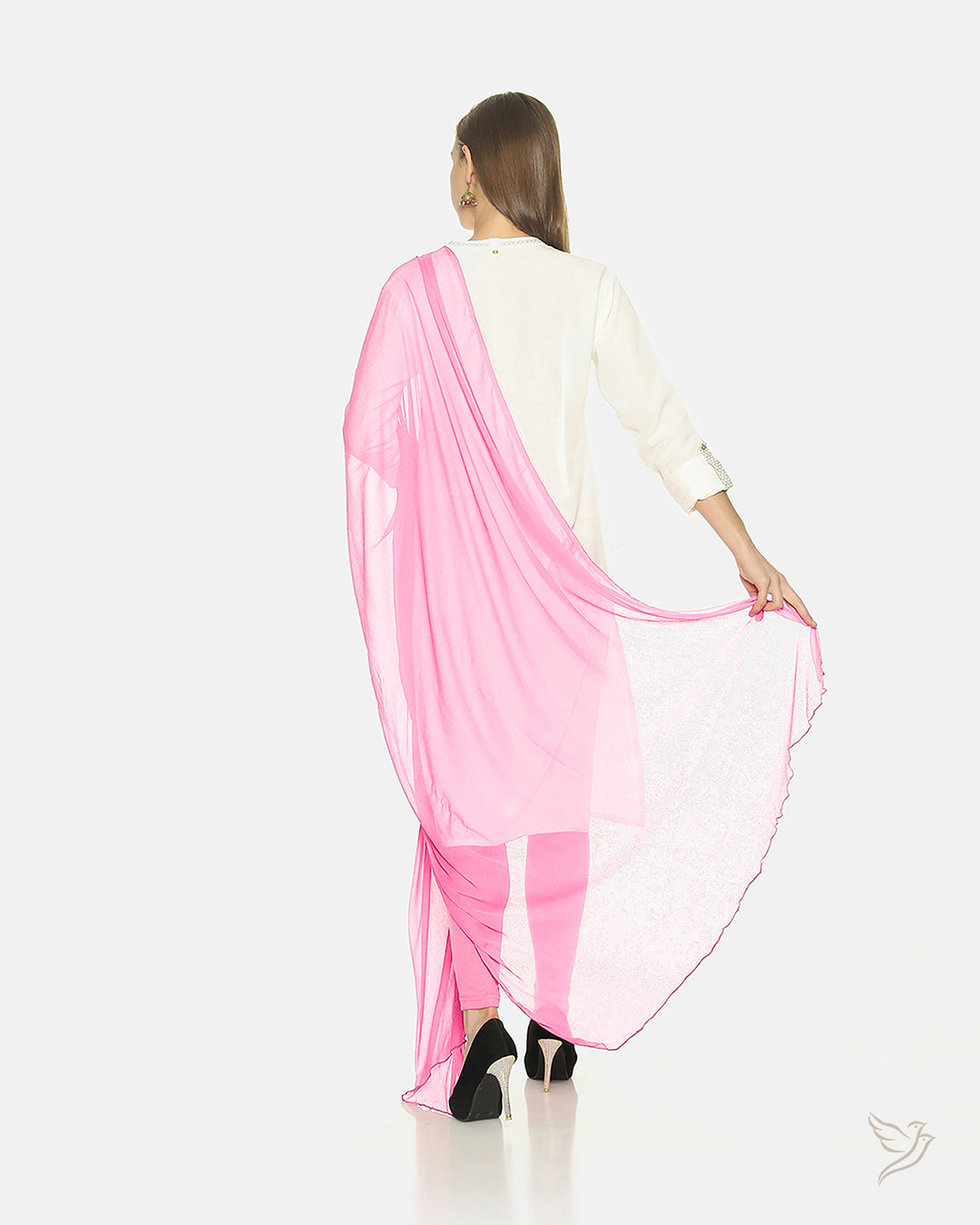 Stylish Cotton Candy Women Matching Shawl