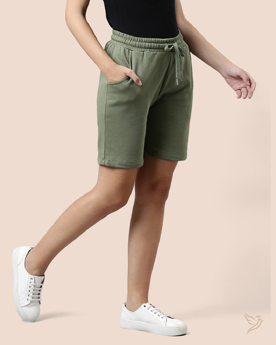 Olive Shorts for Women