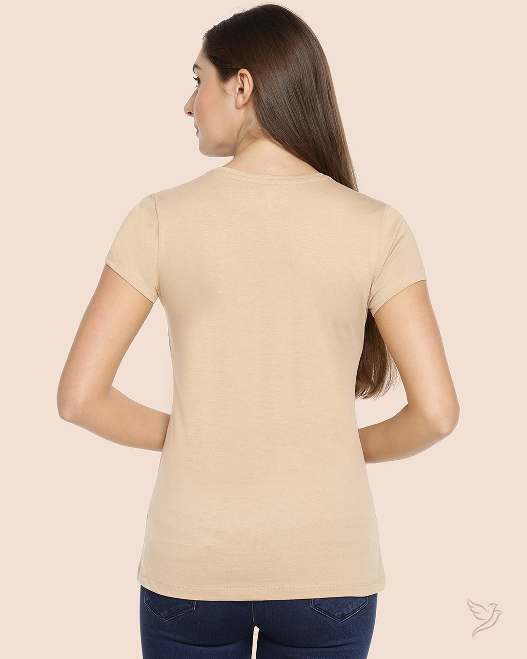  Butter Scotch Slim Fit Signature Tee for College Girls