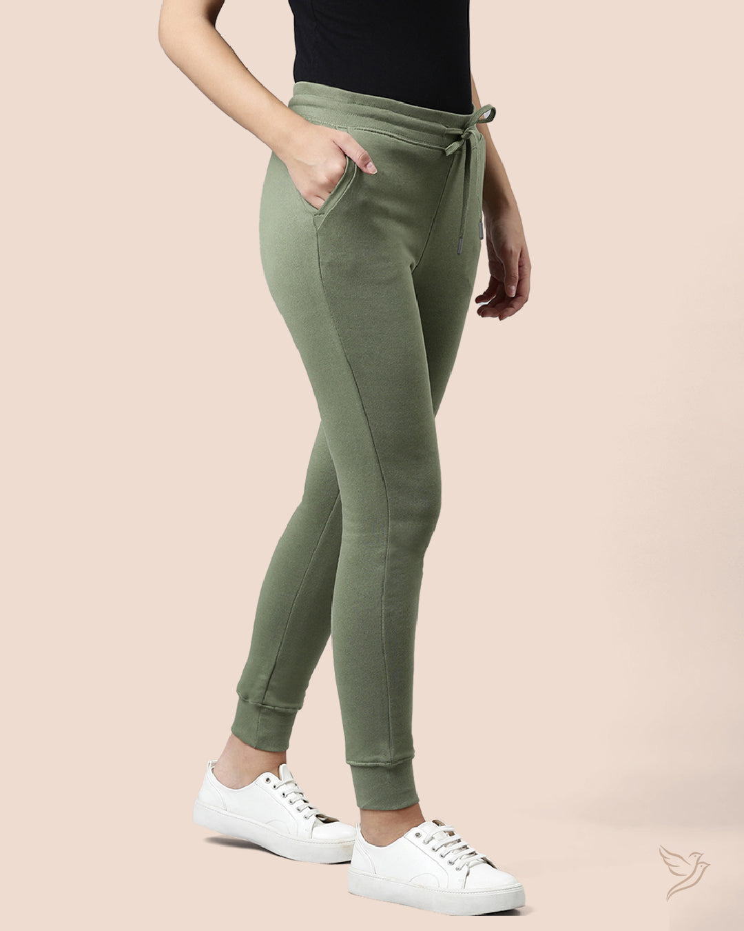 Olive Jogger for College Girls