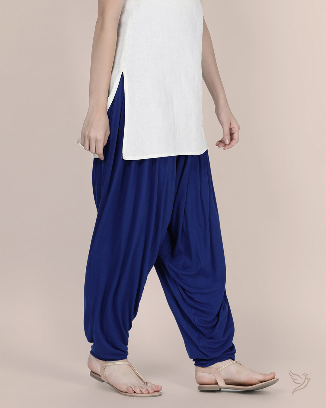 Ink Blue Patiala Pant for College Girls