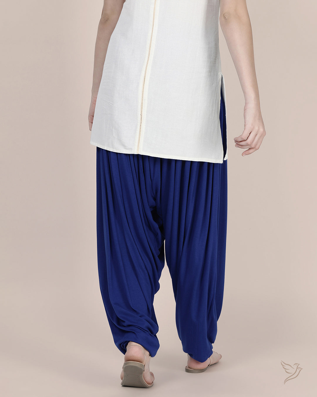 Stylish Ink Blue Women Patiala Pant