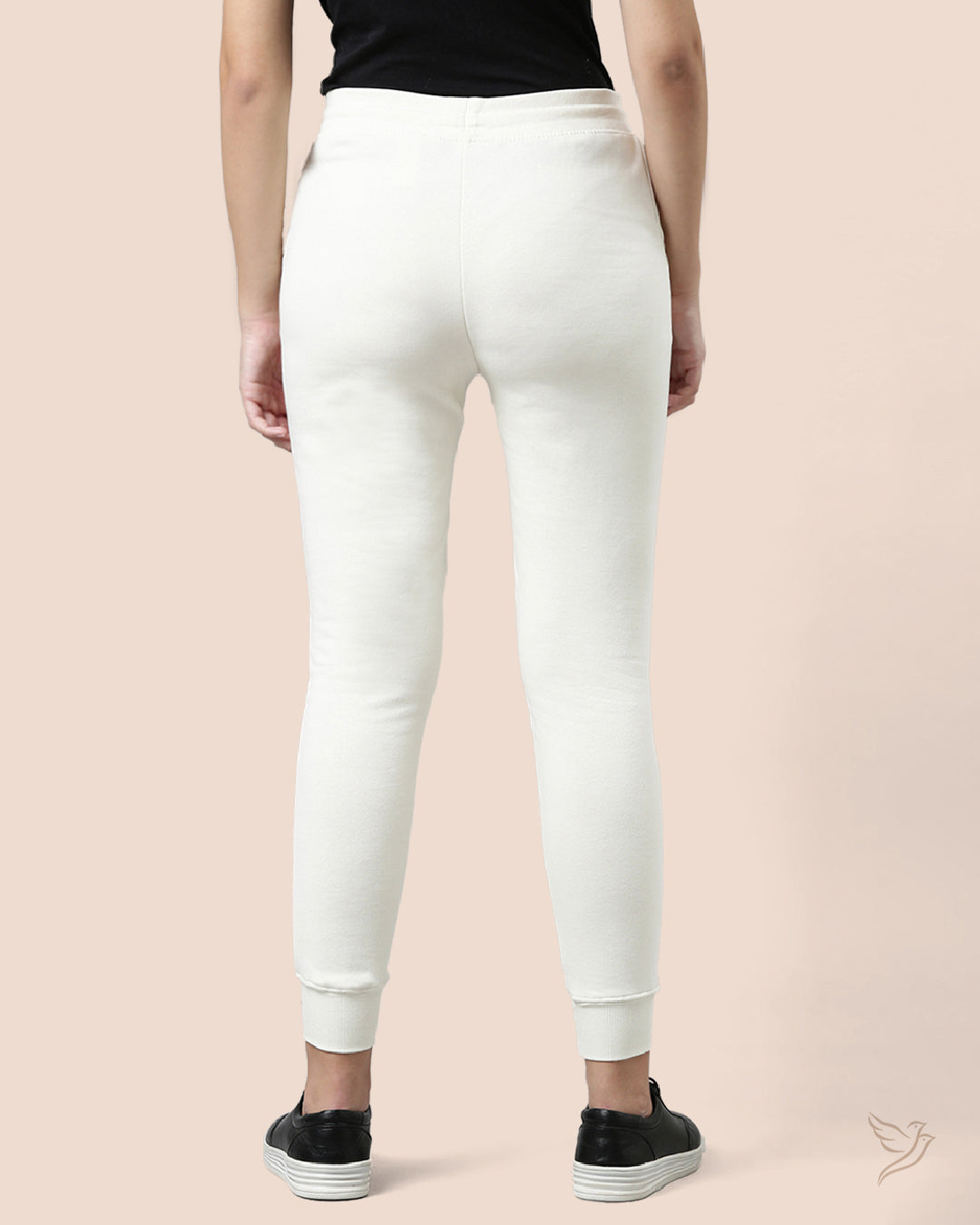 Stylish Off White Women Jogger