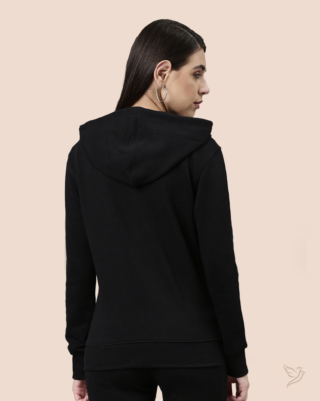 Luxury Black Women Hoodie