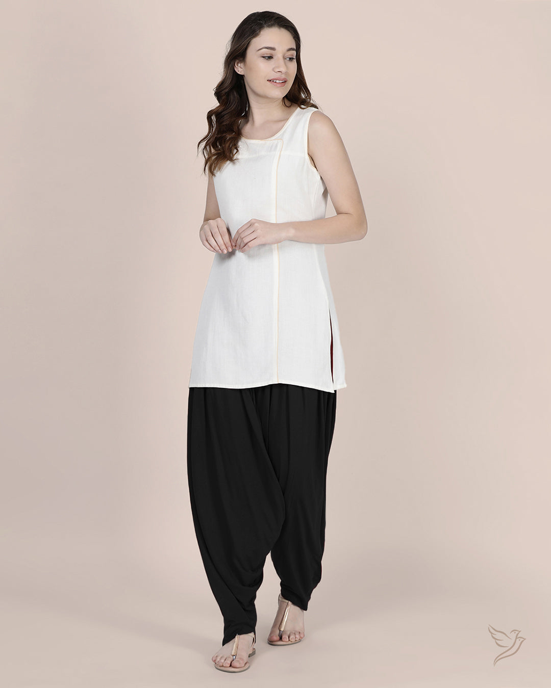 Luxury Carbon Black Women Patiala Pant