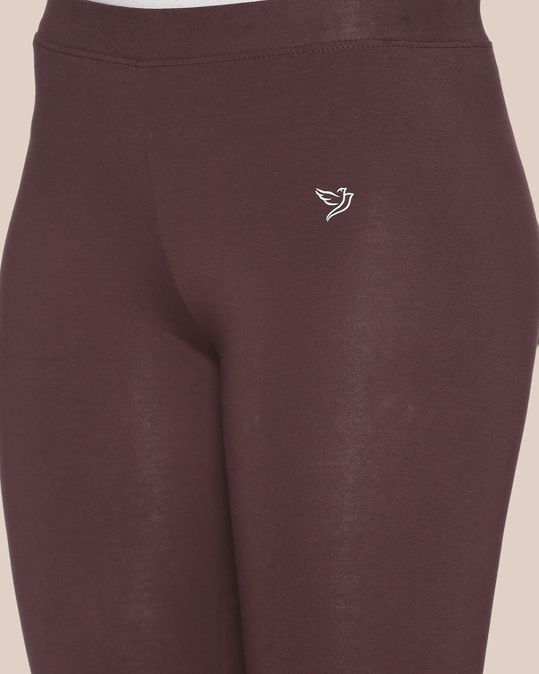 Burgandy Cotton Ankle Legging for College girls