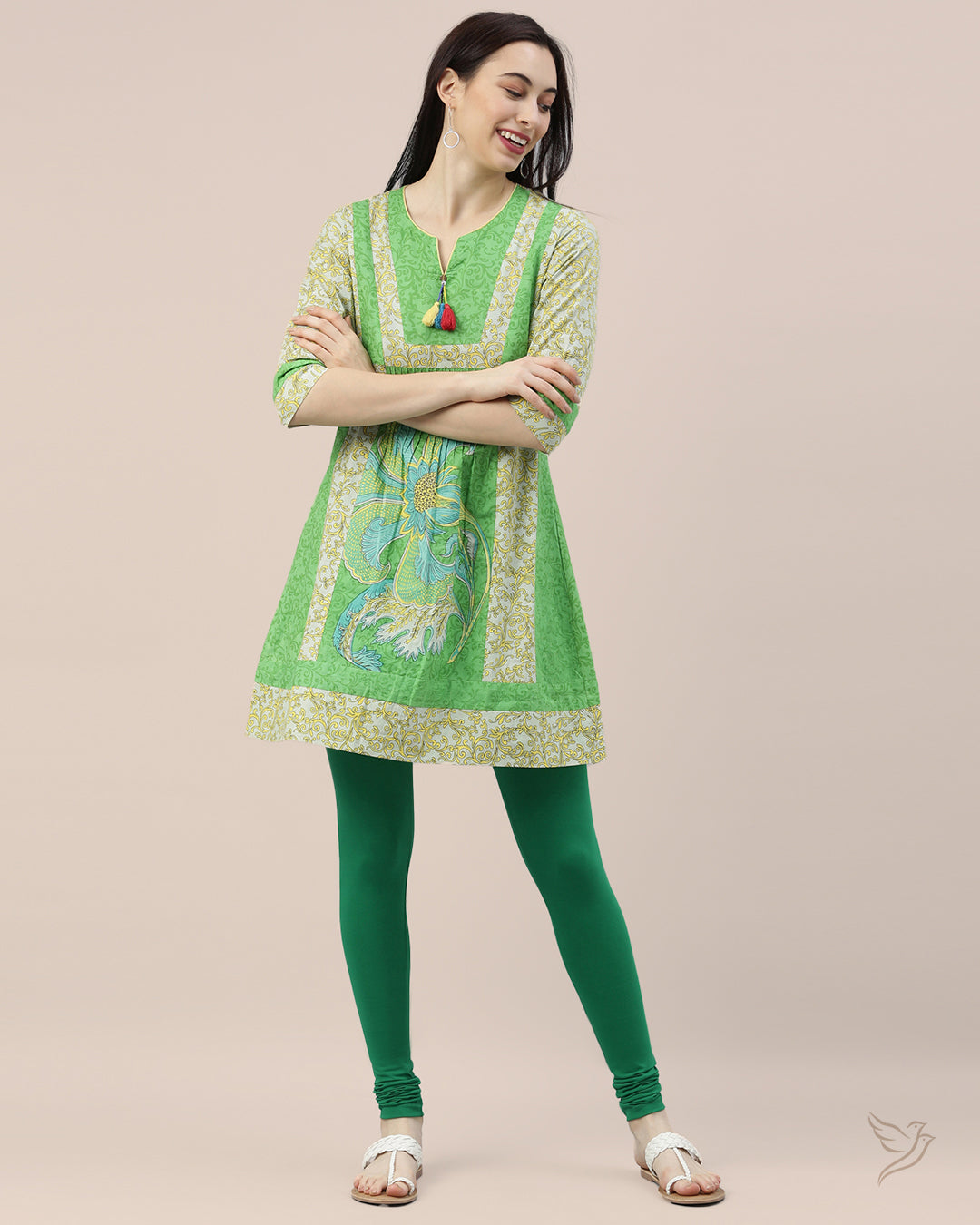 Luxury Lucky Bamboo Cotton Churidar Legging  