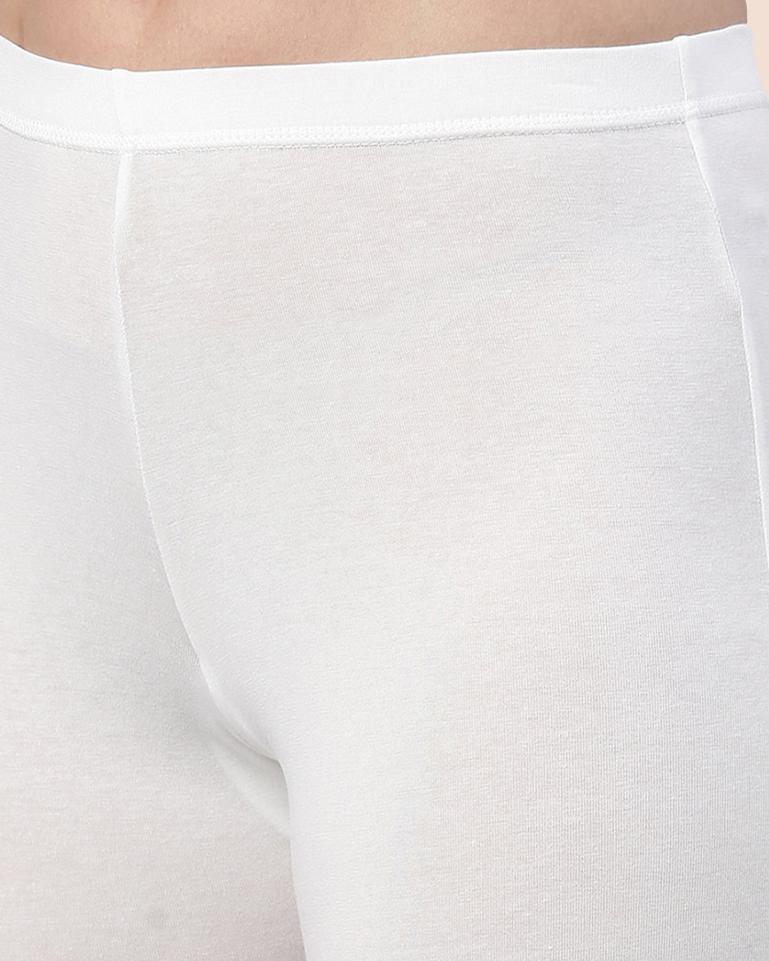 Comfortable Pearl White Women Secura Shorts